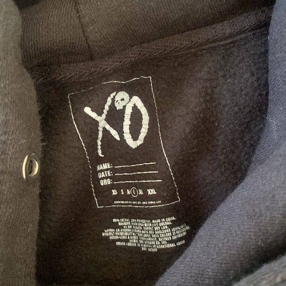 The Weeknd Asap Rocky Art Dealer For Awge 002 Pullover Hood sweatshirt XO merch - Picture 3 of 5